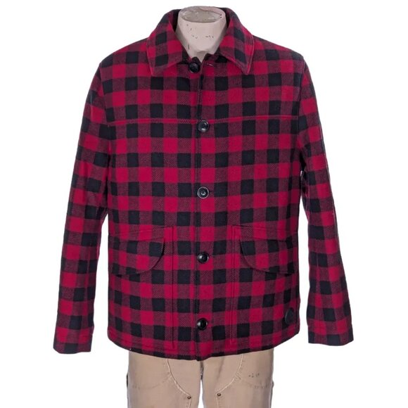 Ted Baker London Buffalo Check Overshirt Jacket Sz XL (5) NWT $495